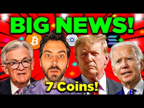 PREPARE – Bitcoin's NEXT Insane Move + 7 Crypto Coins – Big News!