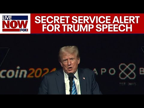 Secret Service delayed Donald Trump #bitcoin conference speech in Nashville | LiveNOW from FOX