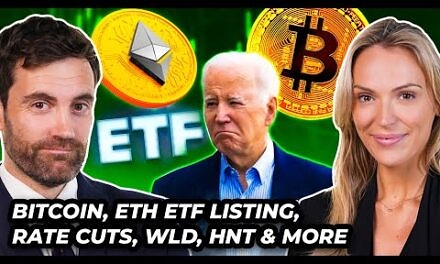 Crypto News: BTC, Trump, Biden, ETH ETFs, Rate Cuts, WLD, HNT & MORE!