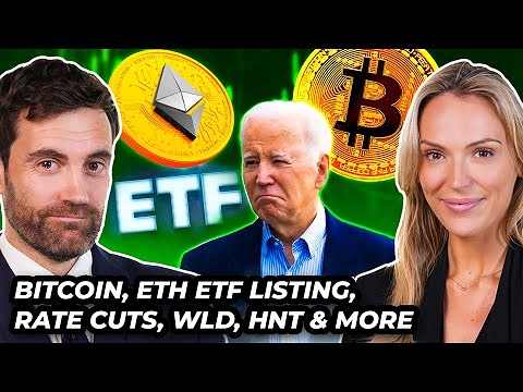 Crypto News: BTC, Trump, Biden, ETH ETFs, Rate Cuts, WLD, HNT & MORE!