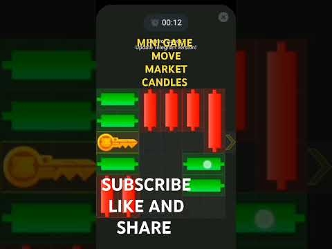 Hamster Kombat Mini Game | Move the Market Candles and Key July 25 #crypto #cryptocurrency #bitcoin