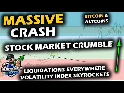 ALL MARKETS CRASHING, Bitcoin Price Chart and Altcoin Market Succumb to Stock Market, VIX Surges