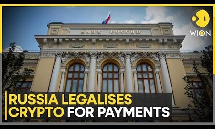 Russia to allow crypto for payments in International Trade | WION