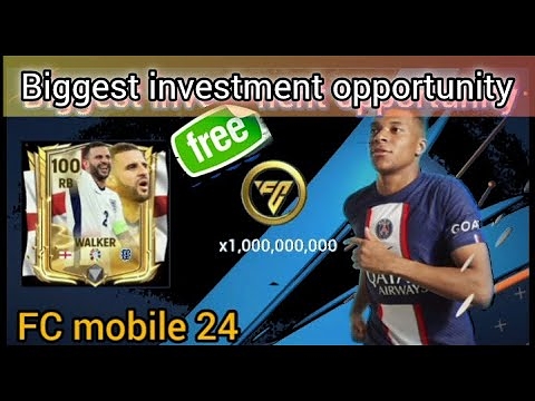 Latest investment tips in FC mobile|| do this now Free 100 million coins