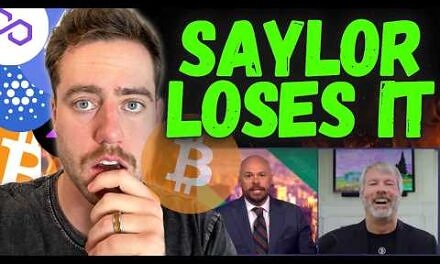 SAYLOR LAUGHS DIRECTLY AT BLOOMBERG ANALYST! (THOUGHTS ON BITCOIN CRASH)