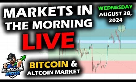 MARKETS in the MORNING, 8/28/2024, Bitcoin $59,900, XRP $0.581, RTY 2,196, DXY 101 Gold $2,500