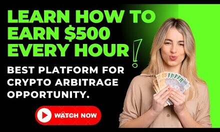 LEARN HOW TO EARN $500 EVERY HOUR BEST PLATFORM FOR CRYPTO ARBITRAGE  OPPORTUNITY.