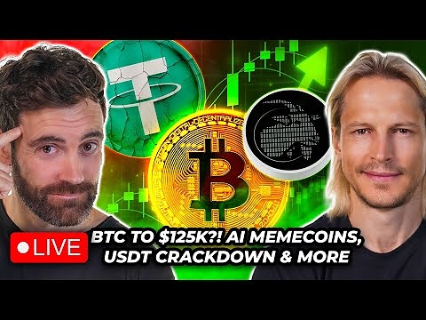 Crypto News: BTC to $125k?! Hot AI Memecoins, USDT Crackdown & More