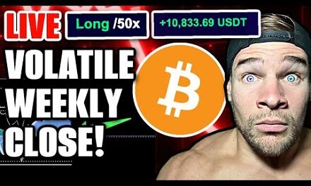 BITCOIN WEEKLY CLOSE!!! Get Ready For TOMORROW!! ($300,000.00 BTC LONG)