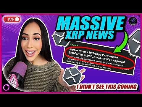 MASSIVE XRP NEWS (I DIDN'T SEE THIS COMING)