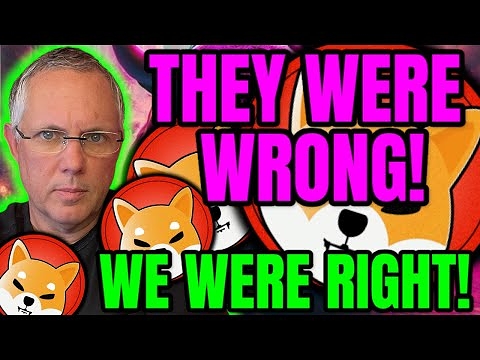 SHIBA INU COIN HOLDERS – THEY WERE WRONG! WE ARE RIGHT! SHIBA INU ROCKETING UP!