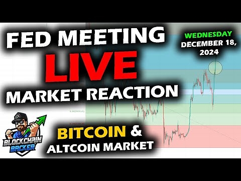 LIVE Market REACTION to RATE CUT with Bitcoin, Altcoins and Stock Market with Federal Reserve FOMC