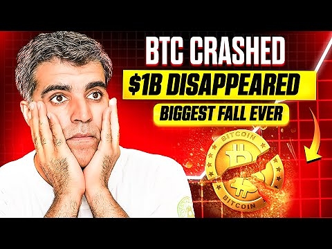 Crypto Market Latest News Updates BTC Crashed to flush $1 Billion Leverage