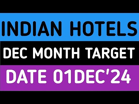 INDIAN HOTELS COMPANY STOCK LATEST NEWS UPDATES 1DEC'24/INDIAN HOTEL SHARE LATEST NEWS UPDATES