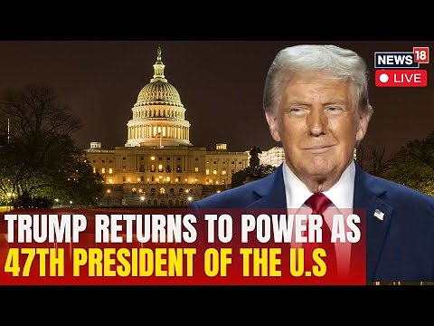 LIVE | Trump Inauguration | Trump Takes Oath As The 47th President Of US | Trump Latest News | N18G