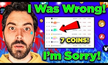 I Was Wrong! [I’m Sorry] Crypto Is Crashing.. 7 Altcoins I’m Buying!