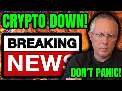 CRYPTO DOWN! ARE WE ABOUT TO SEE A CRYPTO CRASH?! THE LATEST CRYPTO NEWS YOU NEED TO KNOW!