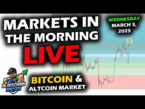 MARKETS in the MORNING, 3/5/2025, Bitcoin $89,500, XRP $2.45, DXY in Free Fall 104, Gold 2,897