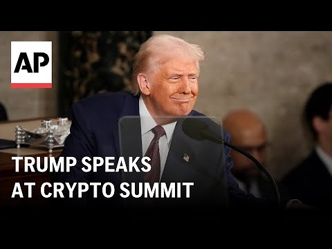 Trump speaks at the White House Crypto Summit