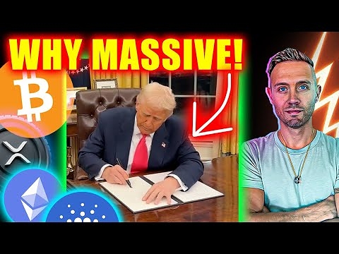 TRUMP SIGNS BITCOIN & CRYPTO EXECUTIVE ORDER! CHANGES EVERYTHING!