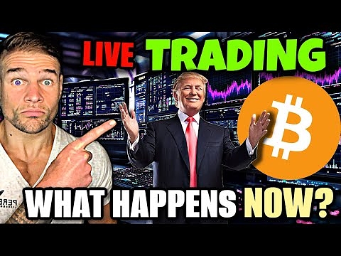 LIVE! TRUMP TO MAKE INVESTMENT ANNOUNCEMENT! (BITCOIN CRYPTO TRADING, TARGETS, ANALYSIS)