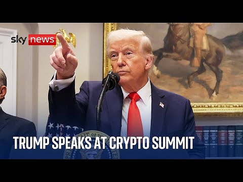 Trump delivers speech at White House Crypto Summit